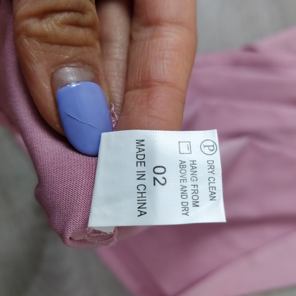 NWOT high slit faux wrap midi halter dress - Picture 10 of 12